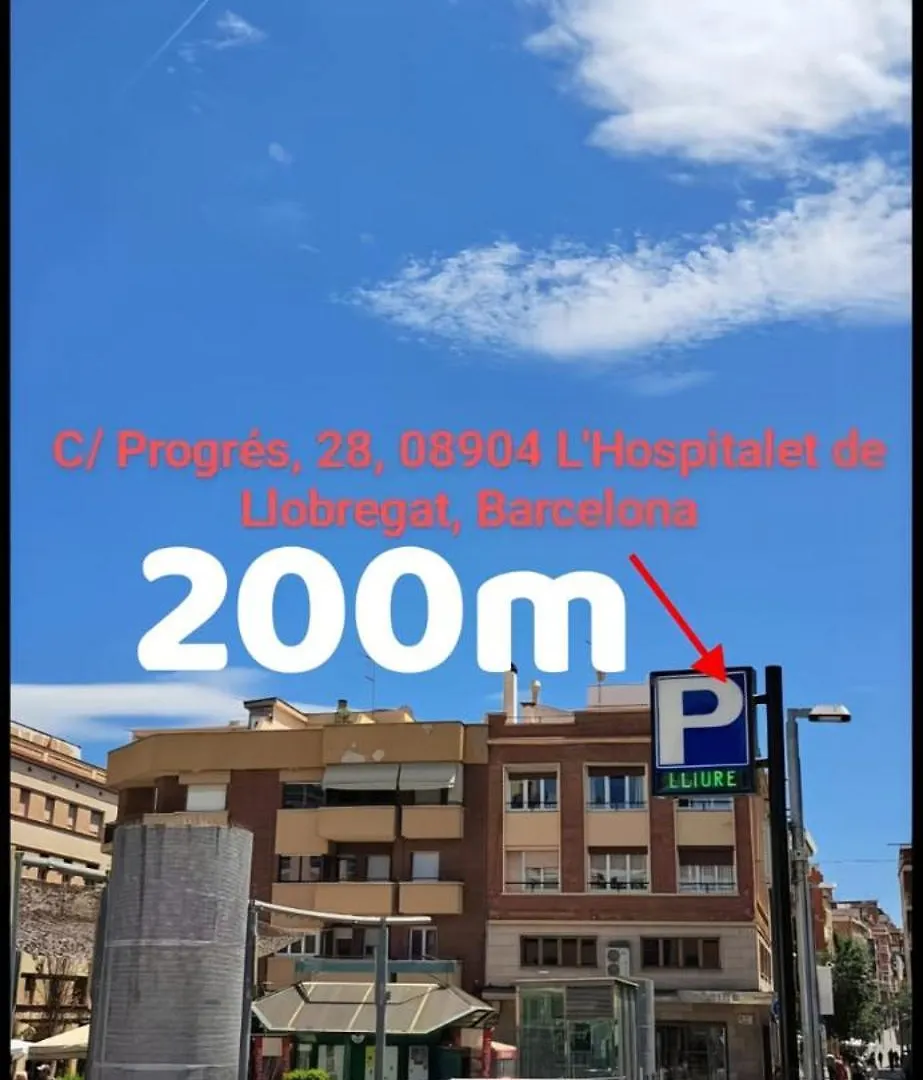 New Camp Nou Apartment/Diret Airport,Beautiful L’Hospitalet de Llobregat Hiszpania